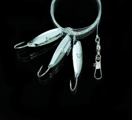 Dega Dorsch-Vorfach 2 Haken mit Gummifisch 7721005